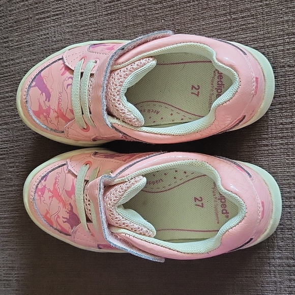 Pediped Pink Dino shoes size 10-10.5 US - Picture 2 of 7